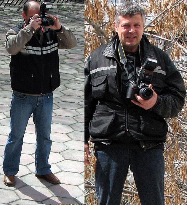 Цветан Цветанов движи с двама фотографи