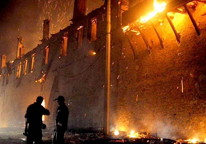 Мулдавският манастир бил опожарен нарочно?