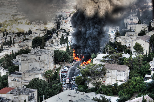 Наши пожарникари потушиха четири огнища в Хайфа