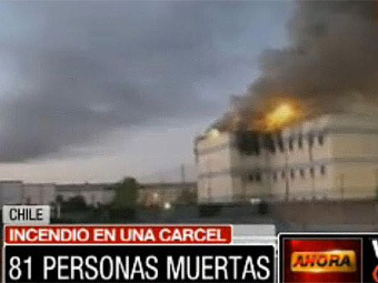 В чилийски затвор при пожар загинали 81 затворници