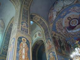 Пламна руският манастир в Атон