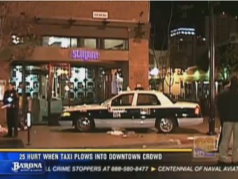 Таксиджия помел 25 души в Сан Диего