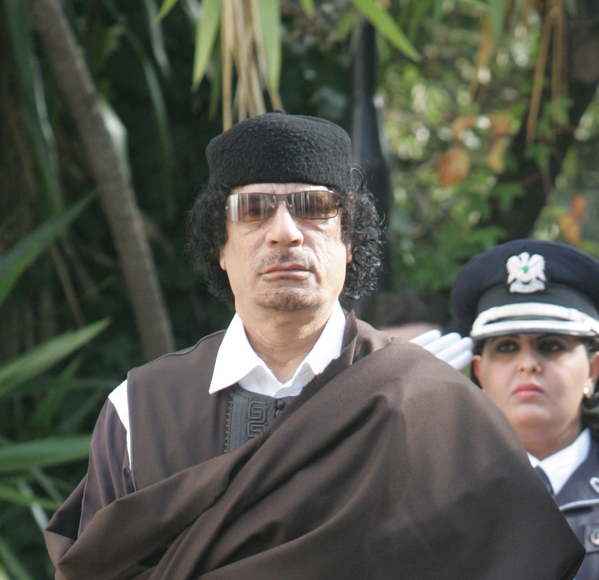 Кадафи се появи на митинг в негова прослава