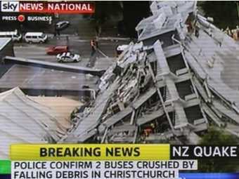 65 души загинаха при силно земетресение в Нова Зеландия 