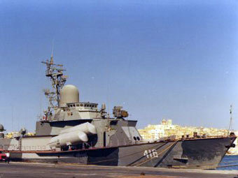 Либийски боен кораб е забелязан край бреговете на Малта