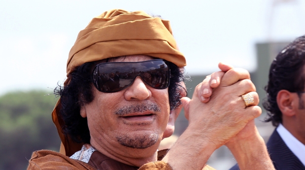 Кадафи с тв обръщение, клейми „агресията на кръстоносците”