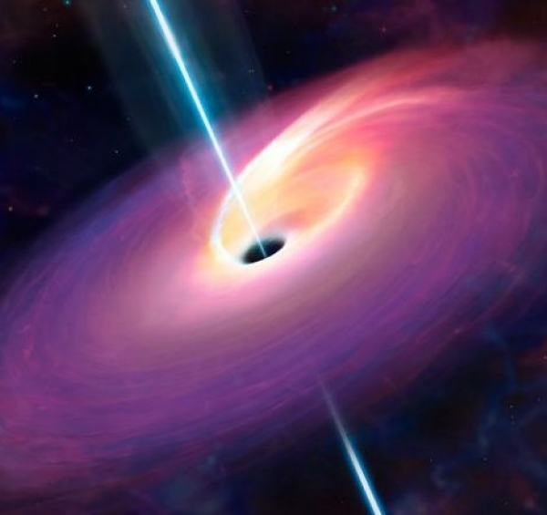 Черна дупка погълна звезда колкото Слънцето (снимки)