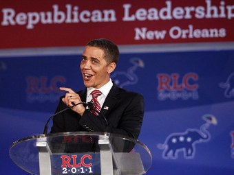 Републиканци изгонили от конференция имитиращ Обама комик за пошли шеги