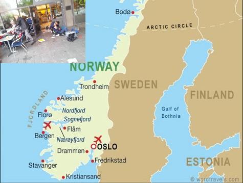 Пълен хаос след взрива в Осло (ВИДЕО)