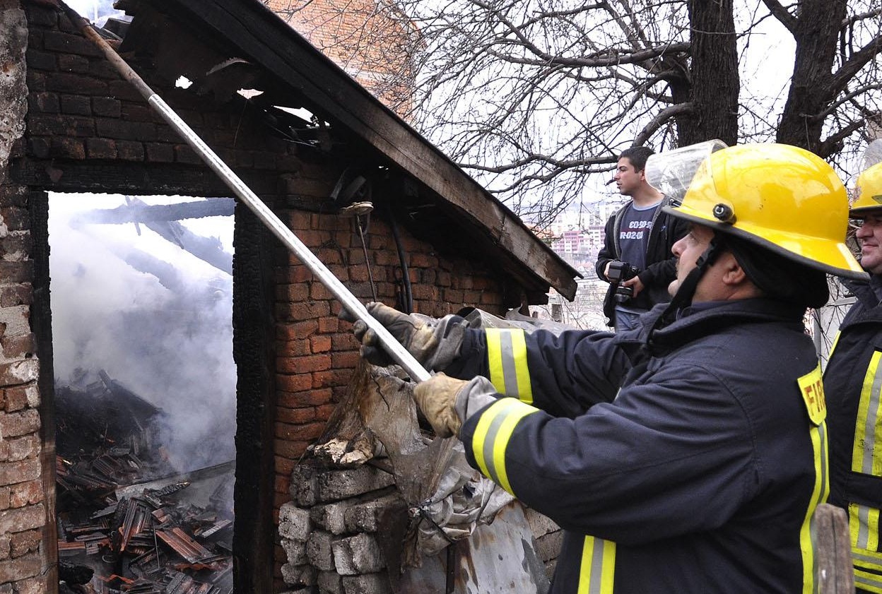 Мъж изгоря като факла в Хасковско
