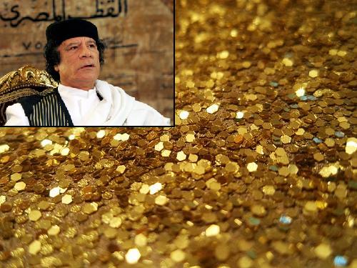 Откриха съкровището на Кадафи