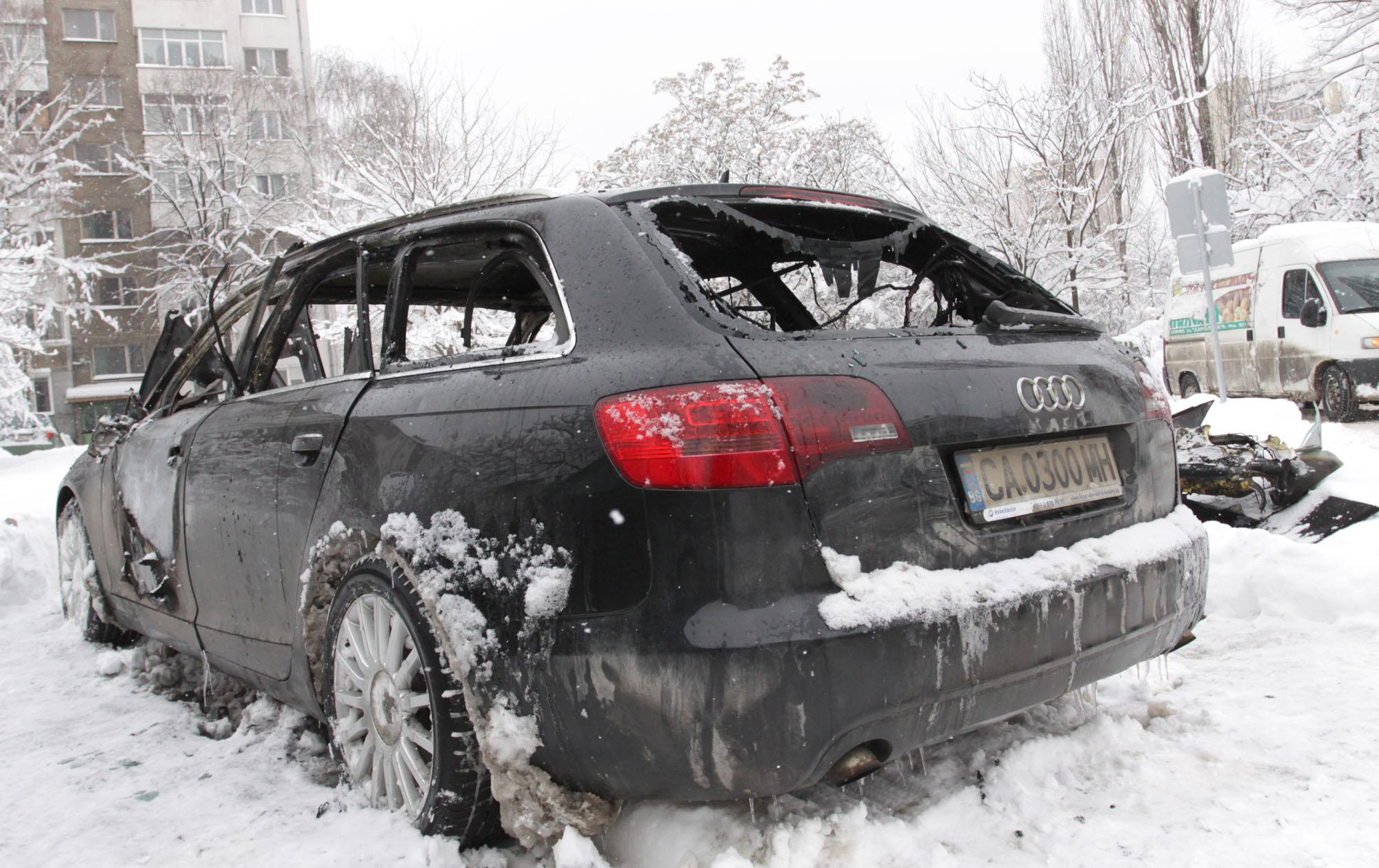 Пак горя кола в София 