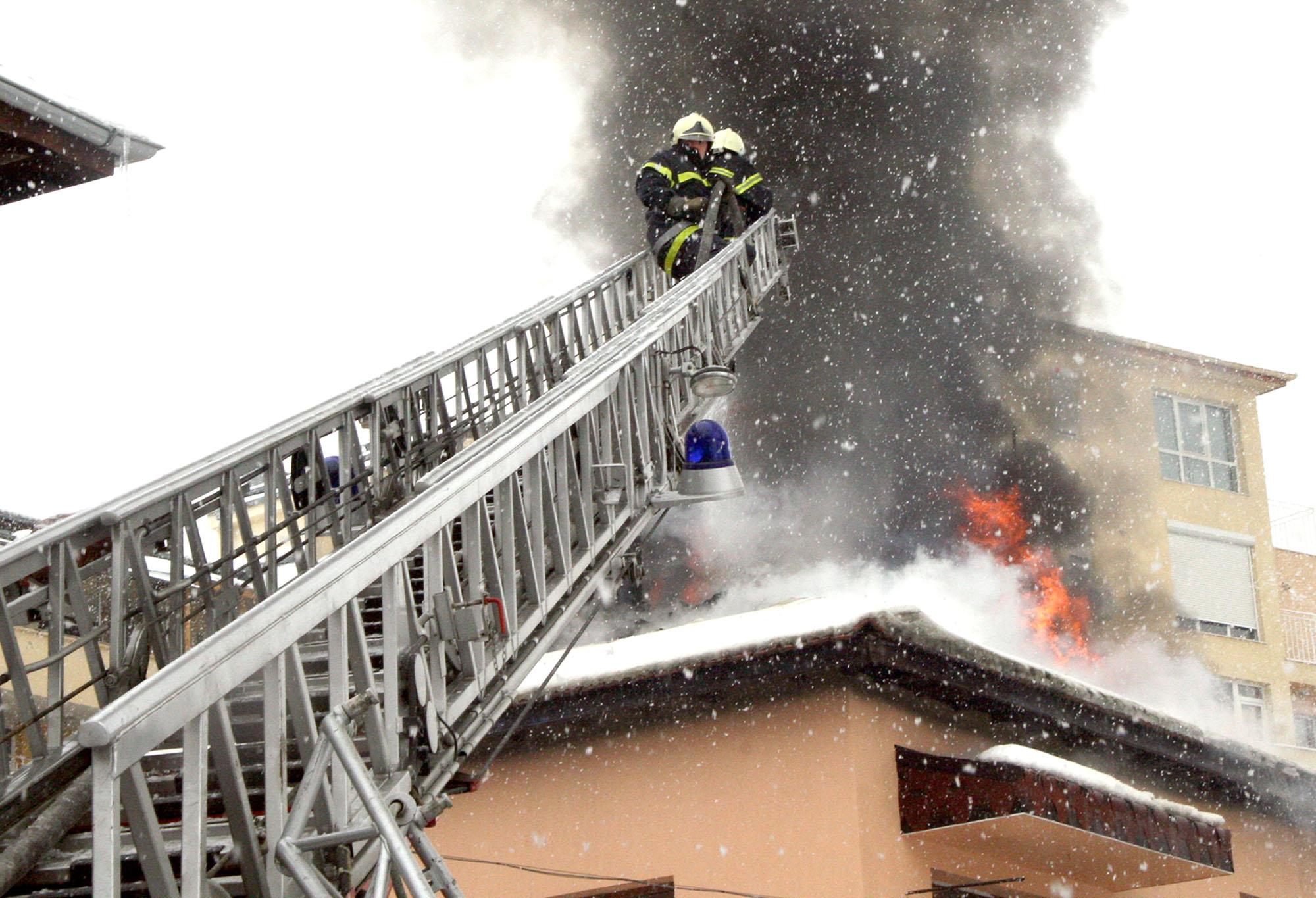 Газов котлон запалил пожара в Пловдив