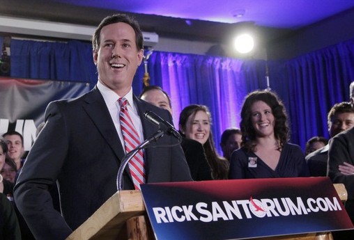 Рик Санторъм печели републиканския вот Мисури и Минесота