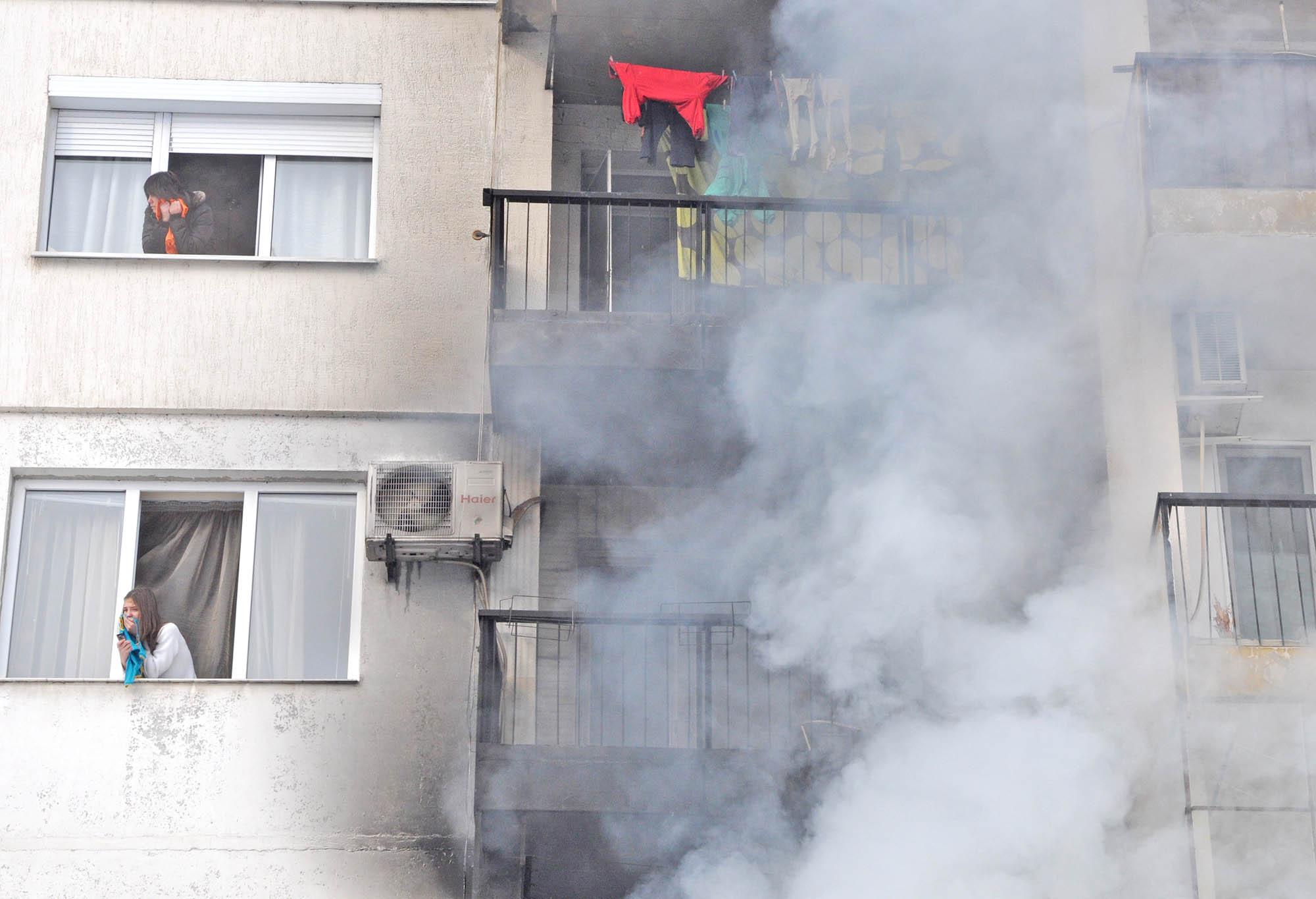 Възрастна жена почина при пожара в Благоевград