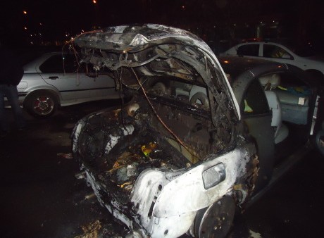 Отхвърлен мъж взривил колата на Кателина Гатева