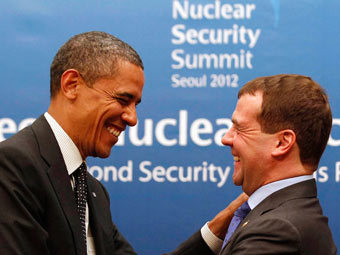 Обама обеща на Медведев след изборите да отиде в Русия