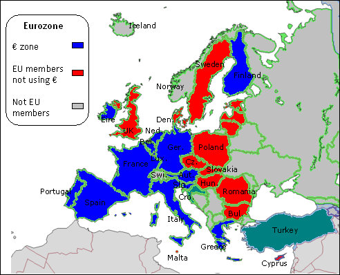 Еврозоната се отваря за Литва, Латвия и Полша