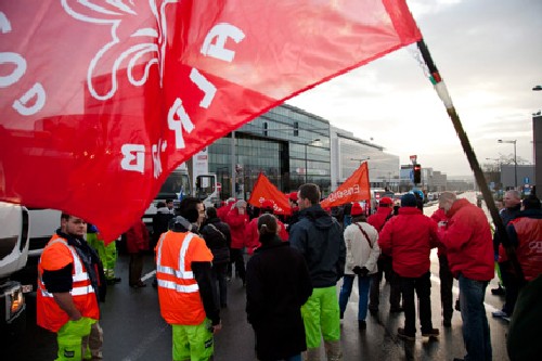 Транспортната стачка в Белгия продължава пети ден 