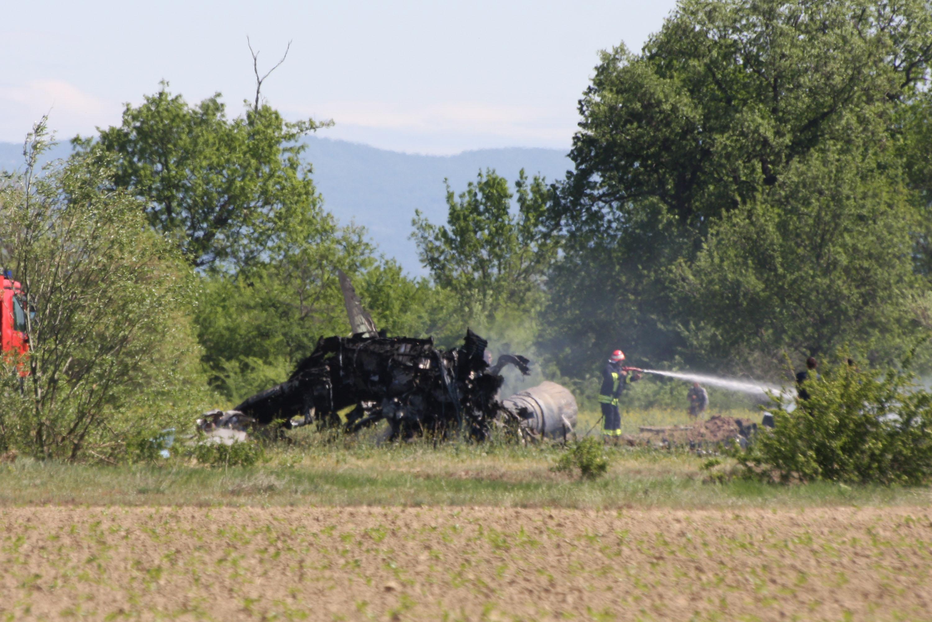 Шефът на ВВС видял пожара в МиГ-29