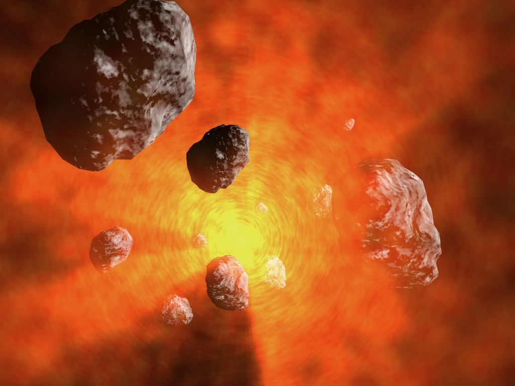 Рояк от над 30 астероида приближават опасно Земята!