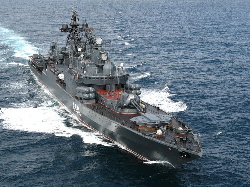 Мощна група руски военни кораби взе курс към Сирия