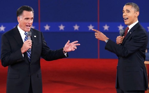 Барак Обама и Мит Ромни в последен ТВ сблъсък преди вота 