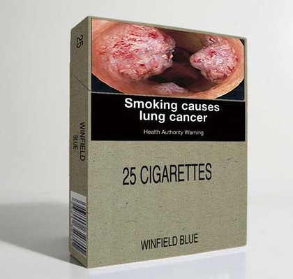 Австралия стряска пушачите с ужасяващи цигарени кутии