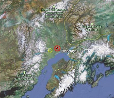 Земетресение с магнитуд 5.8 по Рихтер удари Аляска