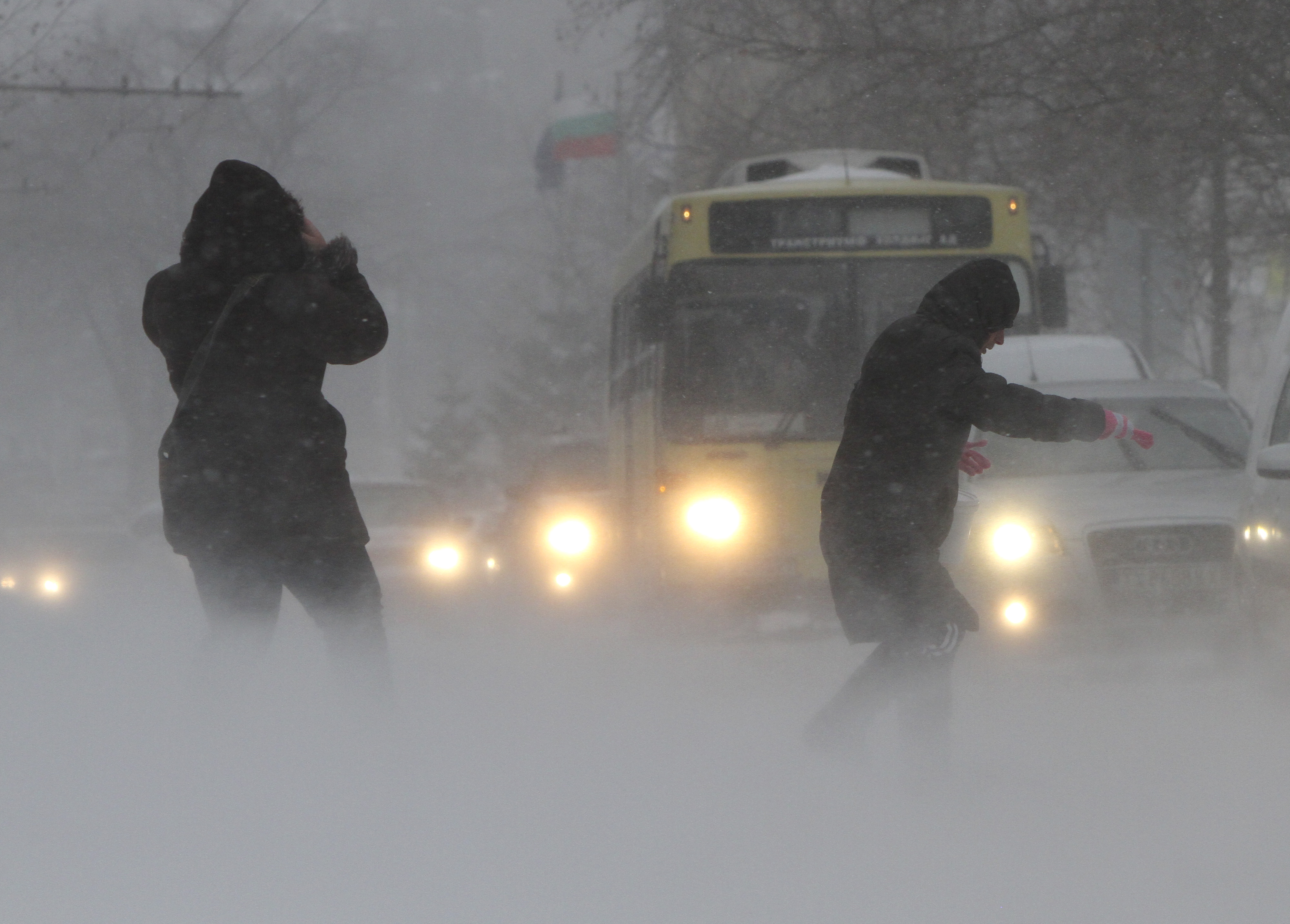 Снежната буря не стихва в Шуменско и Варненско