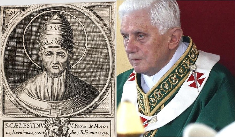Бенедикт XVI похвалил Целестин V за достойния жест на гроба му