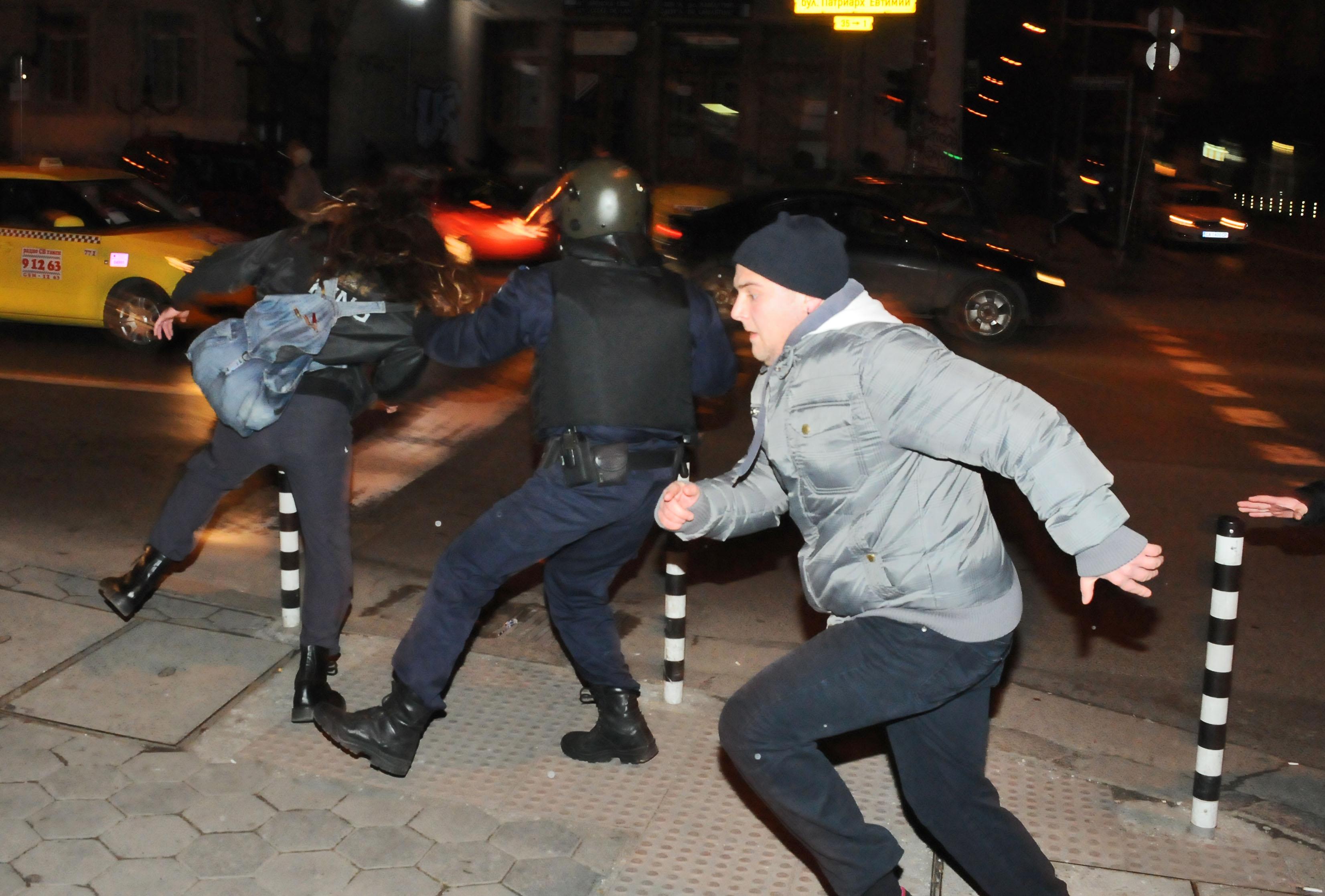 Столичният протест в снимки