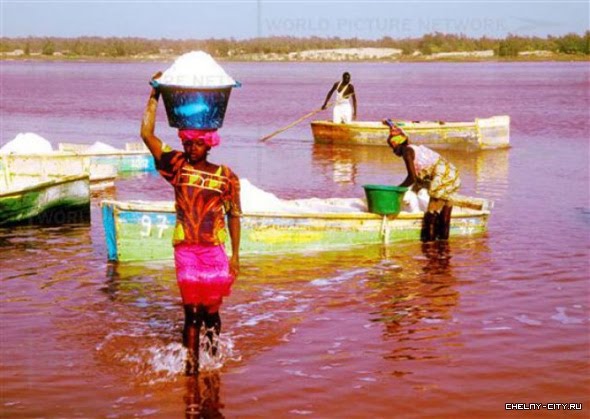 Вижте Розовото езеро в Сенегал