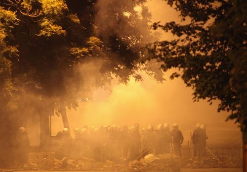Полицията отново разплака демонстрантите в центъра на Анкара
