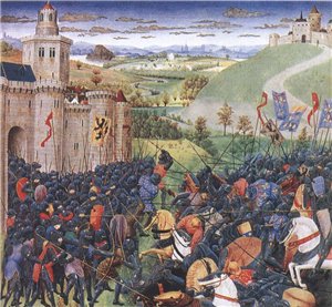 11.7.1302 г.: Фламандско гражданско опълчение разбива френски кралски рицари