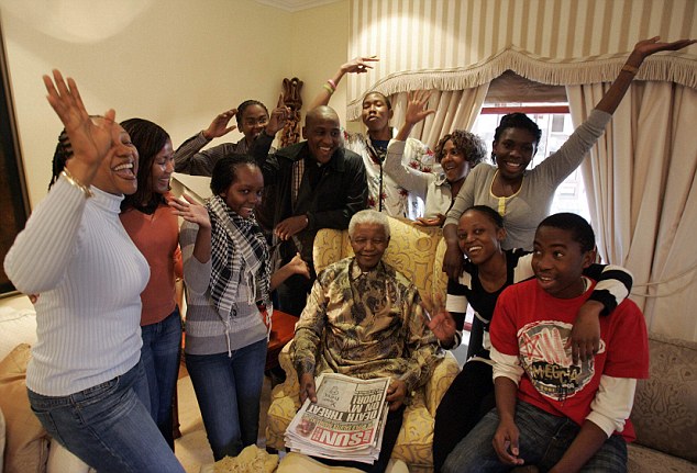 Вижте последната снимка на Нелсън Мандела приживе 