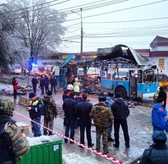 Терористът от Волгоград се е взривил в тролейбуса в час пик (СНИМКИ)