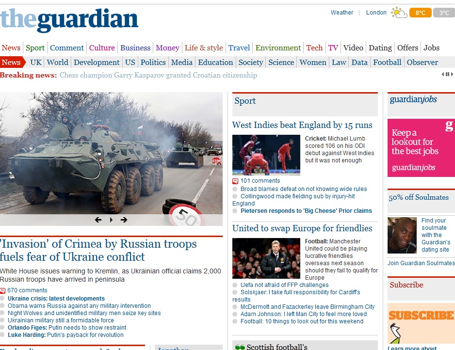The Guardian: Идва сблъсък между Русия и Запада