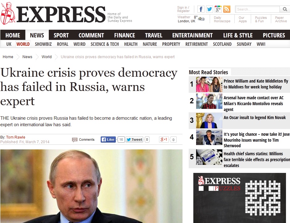 The Daily Express: Дотук с компромиса Г-8, Русия е аут