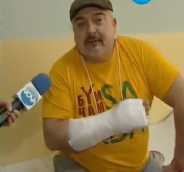 Ути Бъчваров: Не съм женчо, че да рева за една счупена ръка 