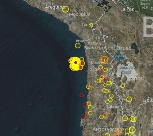 Заплаха от цунами след чудовищен трус с магнитуд 8.0 до Чили