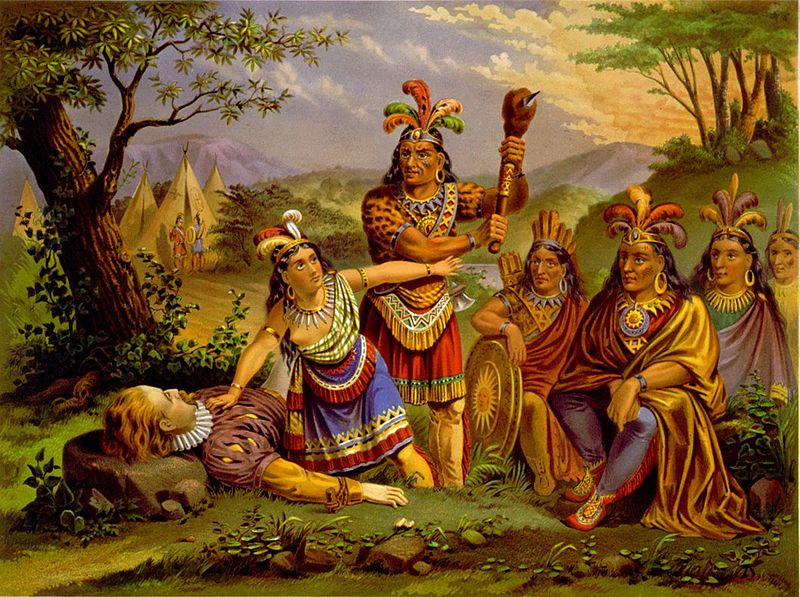 Преди 400 г. плантаторът Джон Ролф се жени за Покахонтас, дъщеря на индиански вожд