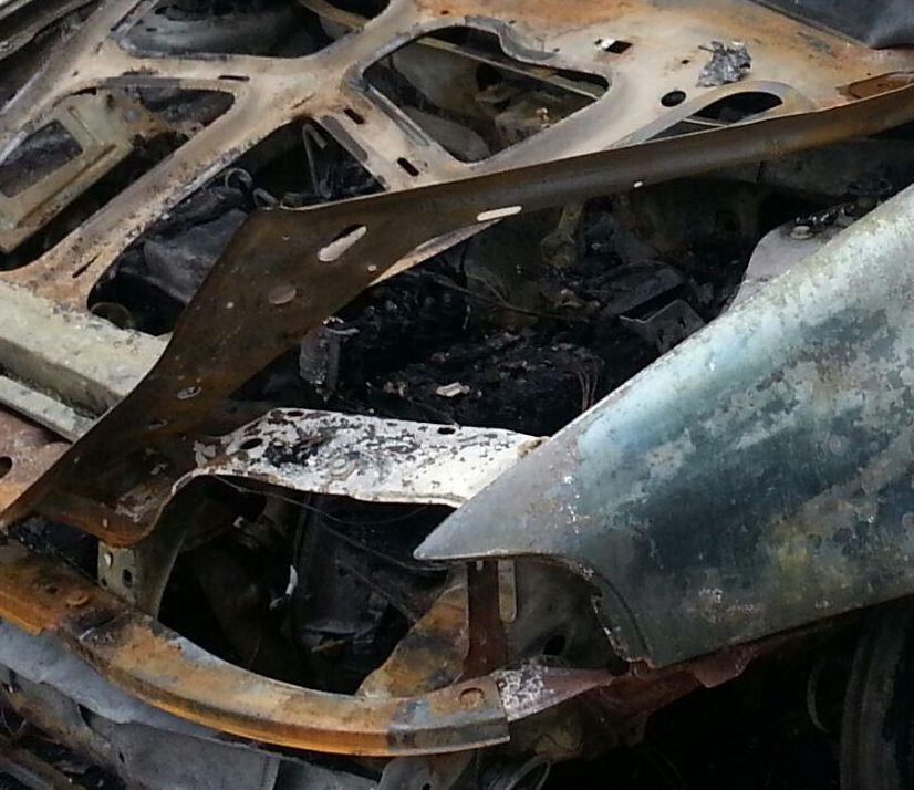 Пожар от газова бутилка унищожи &quot;Опел&quot; във Варна
