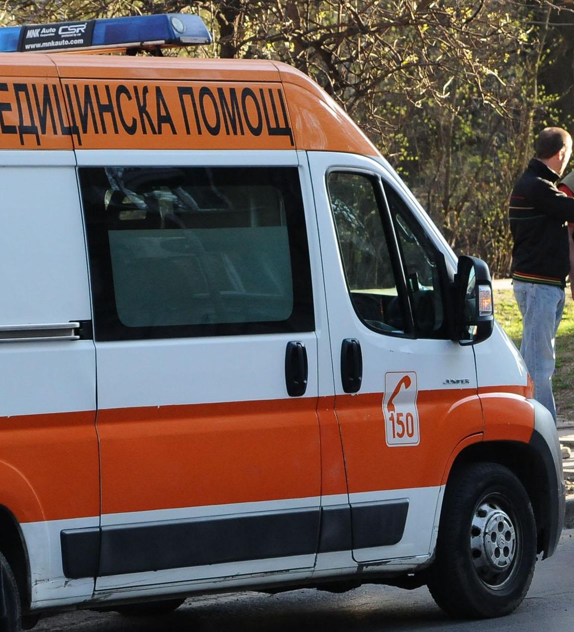 Камион отнесе жена и дете в Гоце Делчев