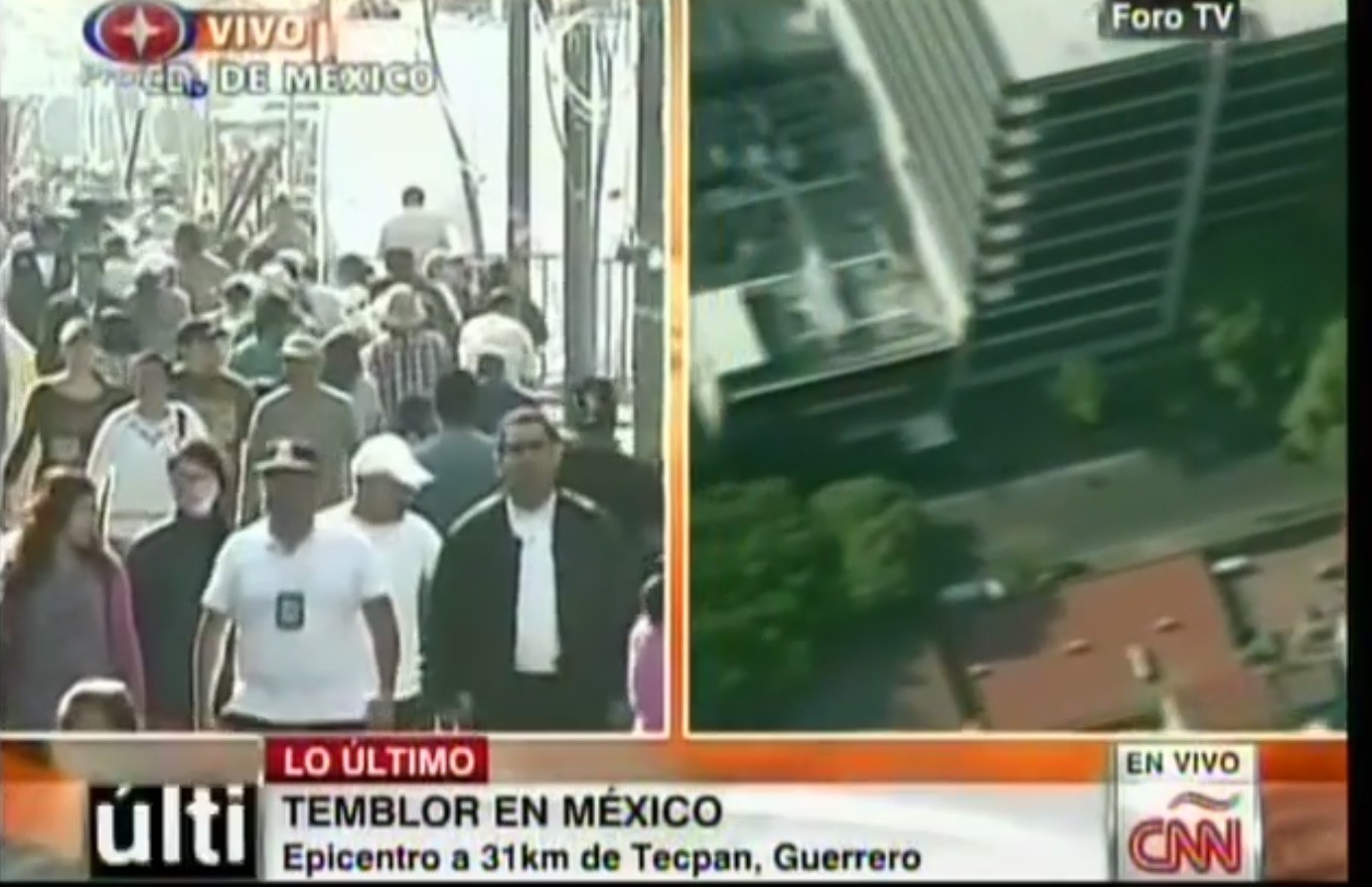 Психоза в Мексико - милиони са на улицата, спряха телефоните и електричеството (ВИДЕО и СНИМКИ)