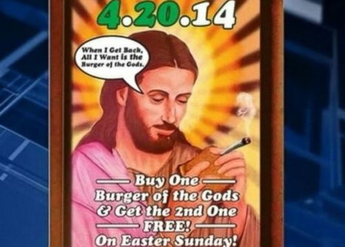 Христос &quot;пропуши&quot; марихуана навръх Великден 