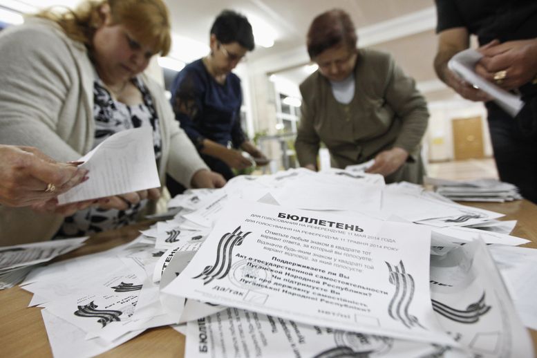 Избирателната активност в Луганска област е била 81%