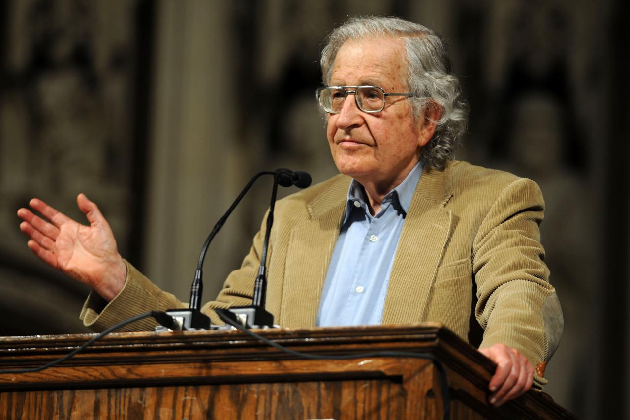 Ноам Чомски: САЩ са в паника от загубата на хегемония