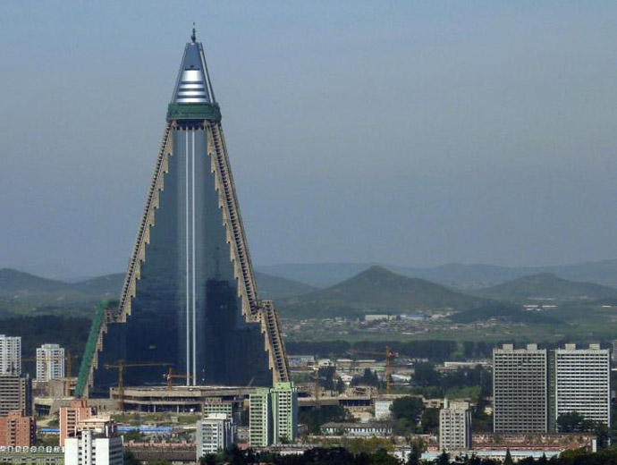 Строеж се срути в Пхенян, има жертви