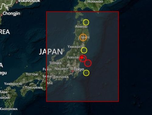 Земетресение с магнитуд 5.6 по Рихтер удари близо до Фукушима